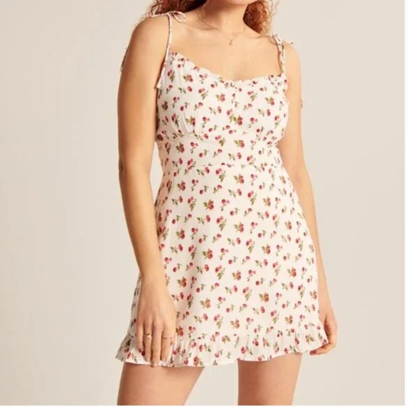 Abercrombie & Fitch Dresses & Skirts - Abercrombie & Fitch Tie-Strap Slim Waist Mini Dress
